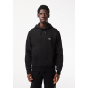 sweat à capuche noir lacoste
