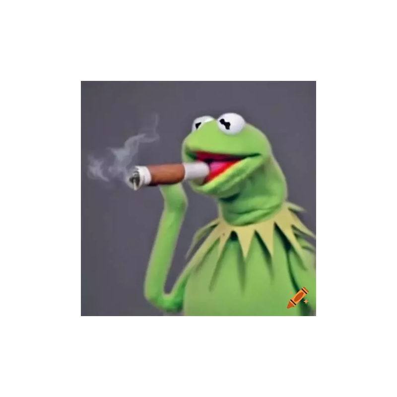 kermit qui fume