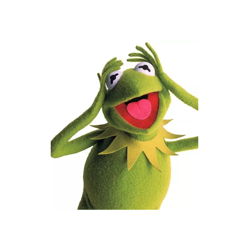 kermit qui cri de peur